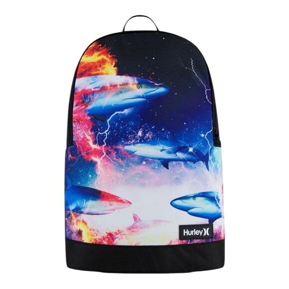 Hurley Graphic Backpack- Electric Shark - Picture 1 of 8